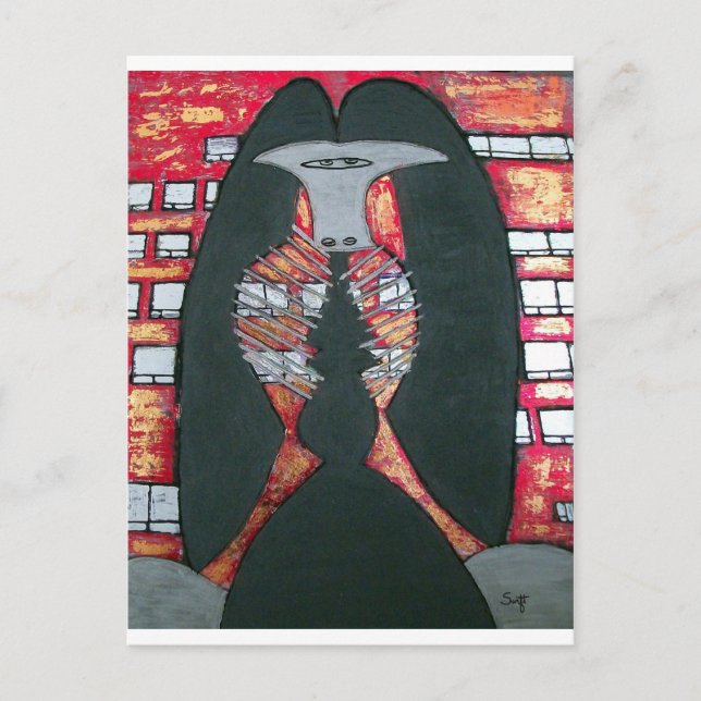 Chicago Skulptur Postkarte (Vorderseite)