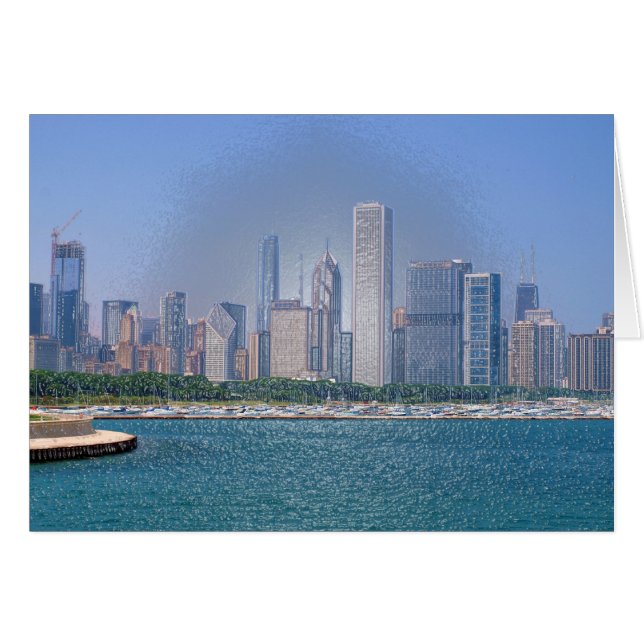 Chicago Skyline (Vorderseite (Horizontal))