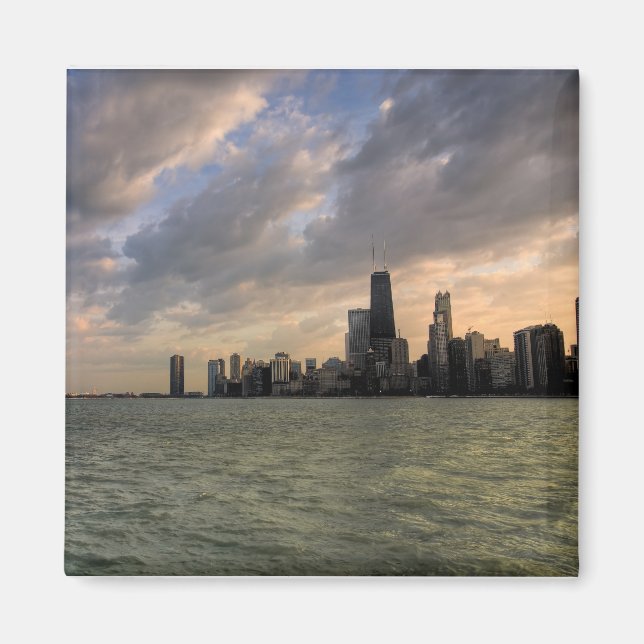 Chicago Skyline 2 Magnet (Vorne)