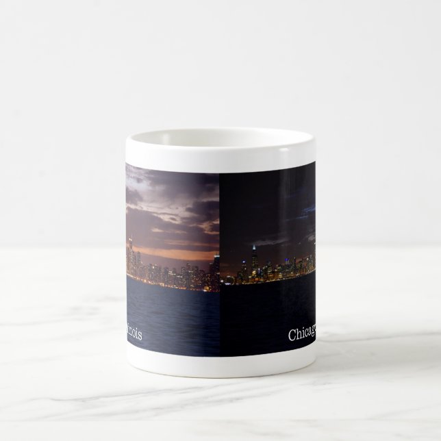 Chicago Skyline 2 pict Tasse (Mittel)