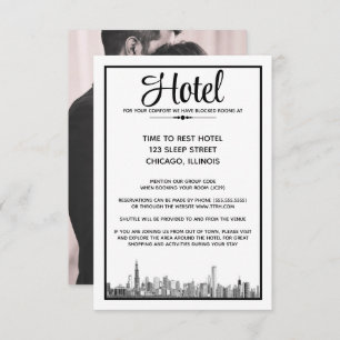 Chicago Skyline Begleitkarte