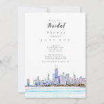 Chicago Skyline Bridal Shower Einladung<br><div class="desc">Chicagoer Braut-Duscheinladungen zum Thema.</div>