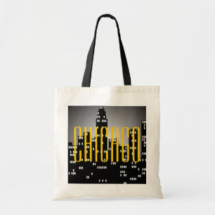 Chicago-Skyline-Budget-Tasche Tragetasche