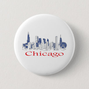 Chicago-Skyline Button