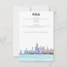 Chicago Skyline Details Card