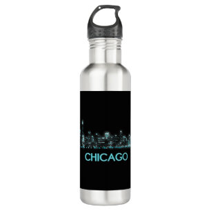 Chicago Skyline Edelstahlflasche