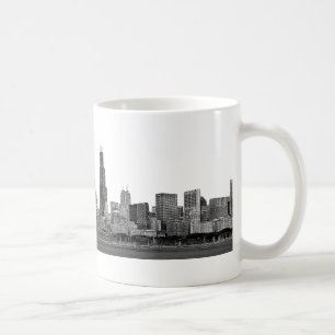 Chicago Skyline Etched Tasse