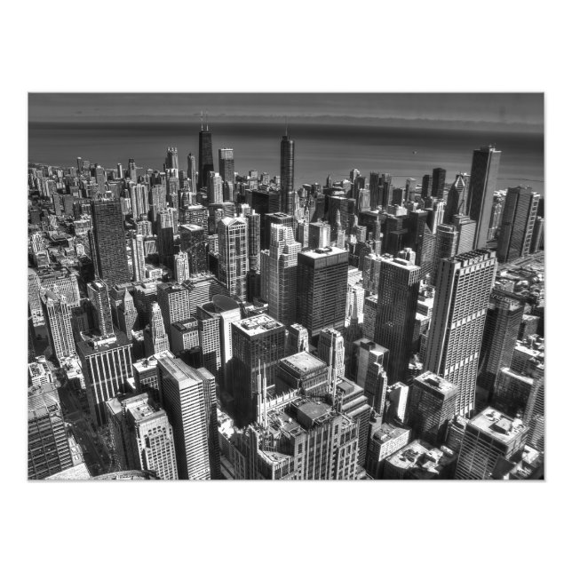 Chicago Skyline Fotodruck (Vorne)