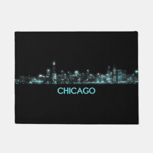 Chicago Skyline Fußmatte