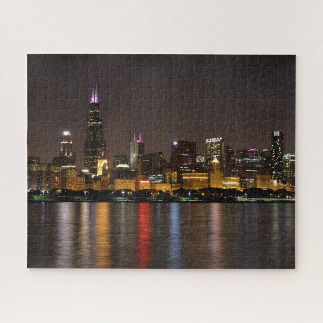 Chicago Skyline Jigsaw Puzzle (Horizontal)