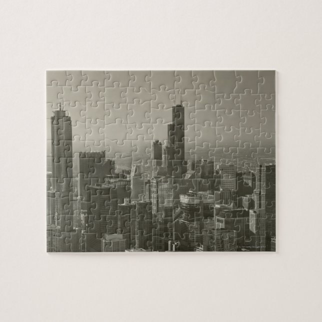 Chicago Skyline, John Hancock Centre Skydeck 2 Puzzle (Horizontal)