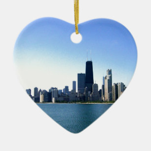 Chicago Skyline Keramik Ornament