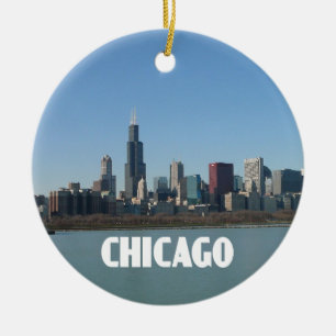 Chicago Skyline Keramik Ornament