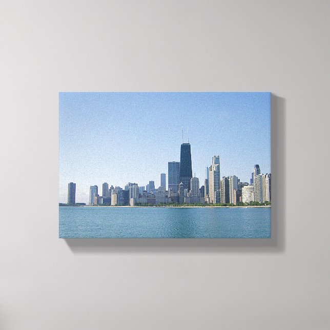Chicago Skyline Leinwanddruck (Vorderseite)