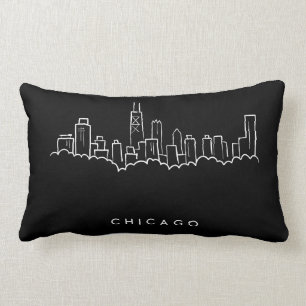 Chicago-Skyline Lendenkissen
