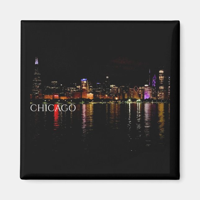 Chicago Skyline Magnet (Vorne)