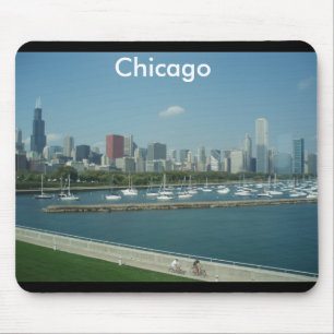 Chicago-Skyline-Mausunterlage Mousepad