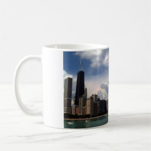 Chicago-Skyline-Michigansee-Sommer Tasse
