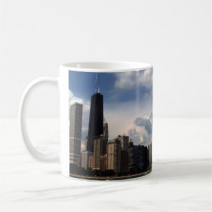 Chicago-Skyline-Michigansee-Sommer Tasse