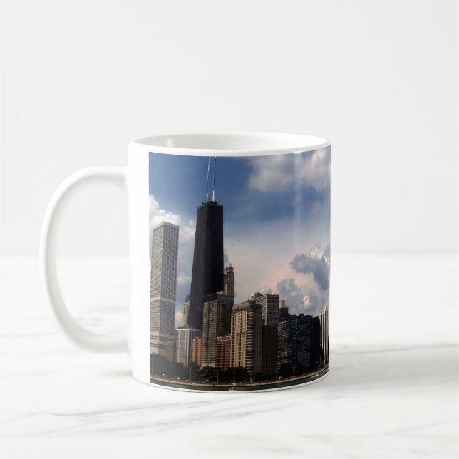 Chicago-Skyline-Michigansee-Sommer Tasse (Links)