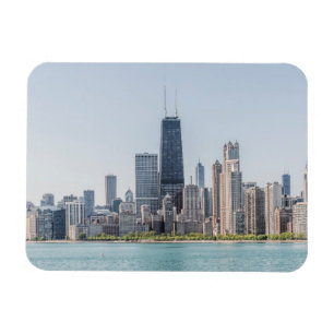 Chicago Skyline mit Lake Michigan Magnet