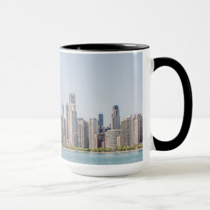 Chicago Skyline mit Lake Michigan Tasse