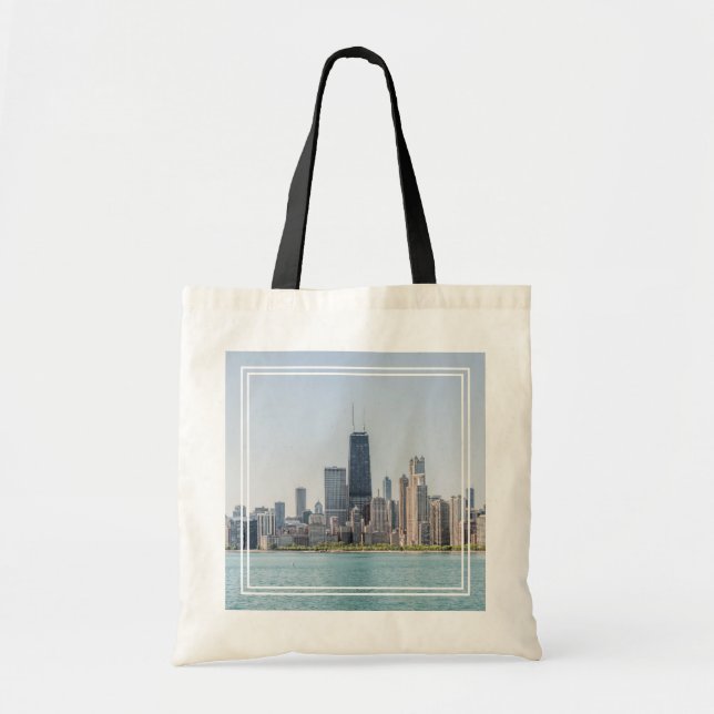 Chicago Skyline mit Lake Michigan Tragetasche (Vorne)