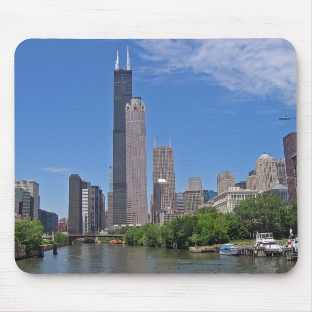 Chicago-Skyline Mousepad (Vorne)