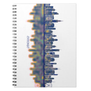 Chicago Skyline Notizblock