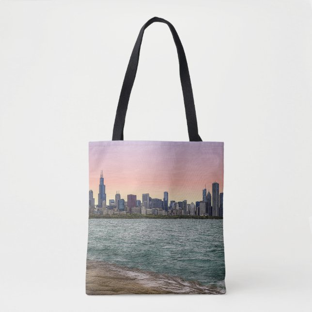 Chicago Skyline Painterly (Vorderseite)