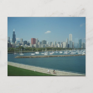 Chicago Skyline Postcard Postkarte
