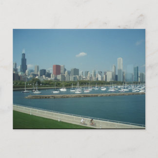 Chicago Skyline Postcard Postkarte