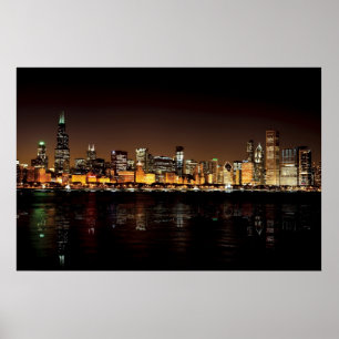 Chicago Skyline Poster