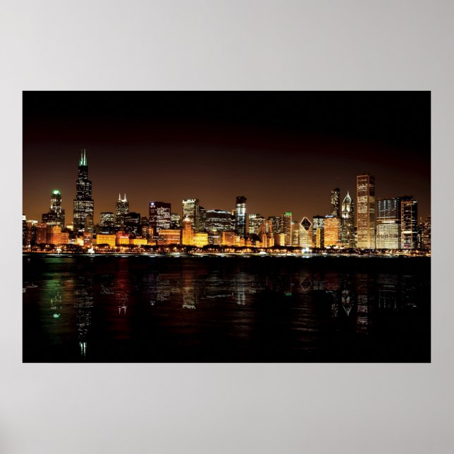 Chicago Skyline Poster (Vorne)