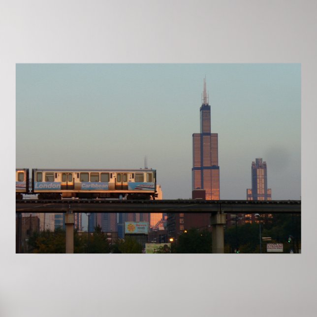 Chicago Skyline Poster (Vorne)