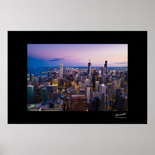 Chicago Skyline Poster (Vorne)