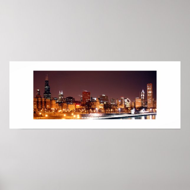 Chicago Skyline Poster (Vorne)