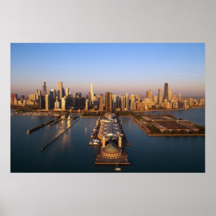 Chicago Skyline Poster