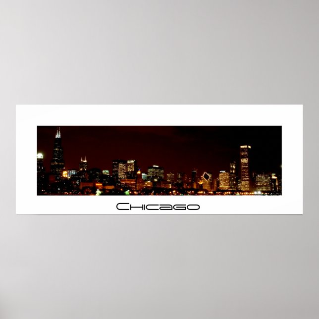 Chicago Skyline Poster (Vorne)