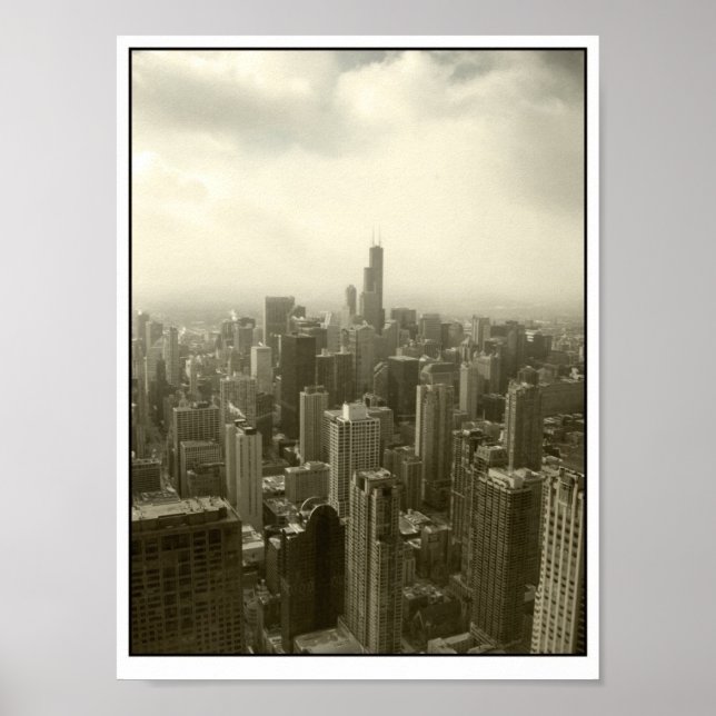 Chicago Skyline Poster (Vorne)