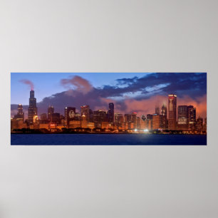 Chicago Skyline Poster