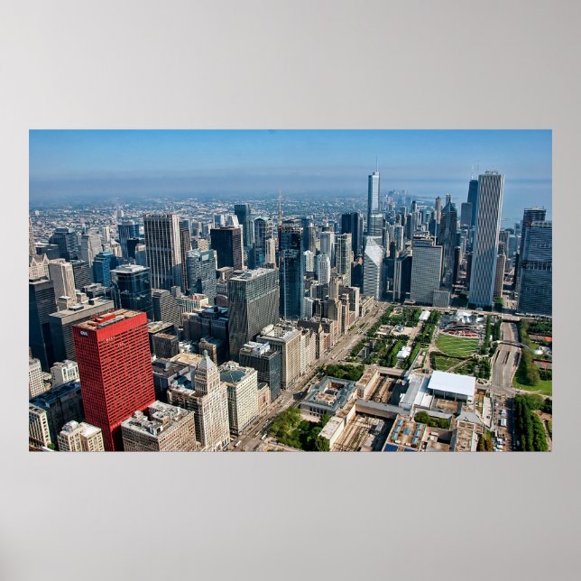 Chicago Skyline Poster (Vorne)
