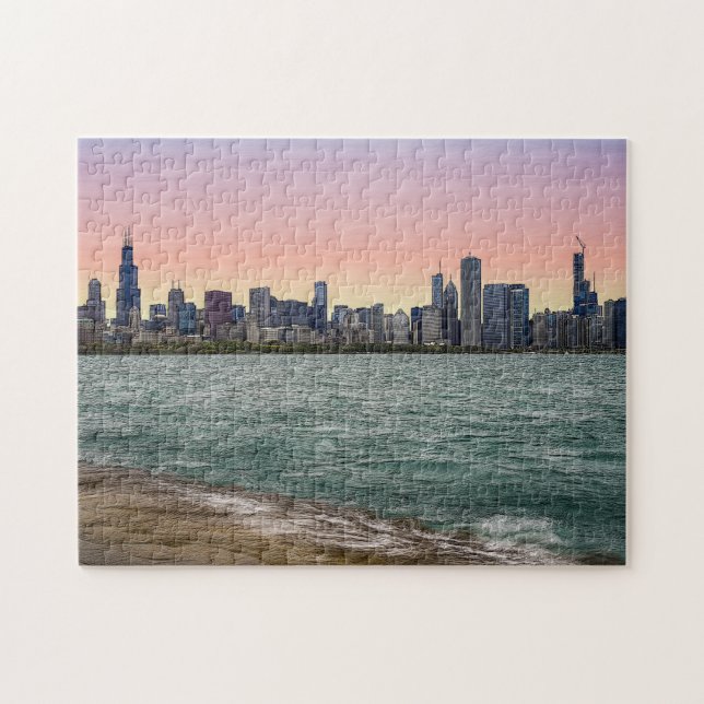 Chicago Skyline Puzzle (Horizontal)