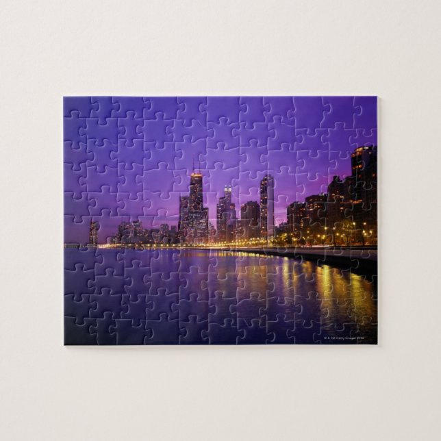 Chicago Skyline Puzzle (Horizontal)