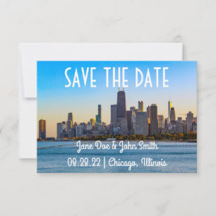 Chicago Skyline Save the Date