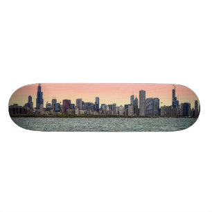 Chicago Skyline Skateboard