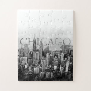 Chicago Skyline Sketch Puzzle