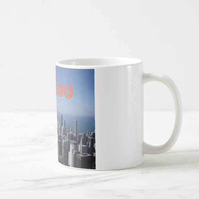 Chicago-Skyline T Kaffeetasse (Rechts)