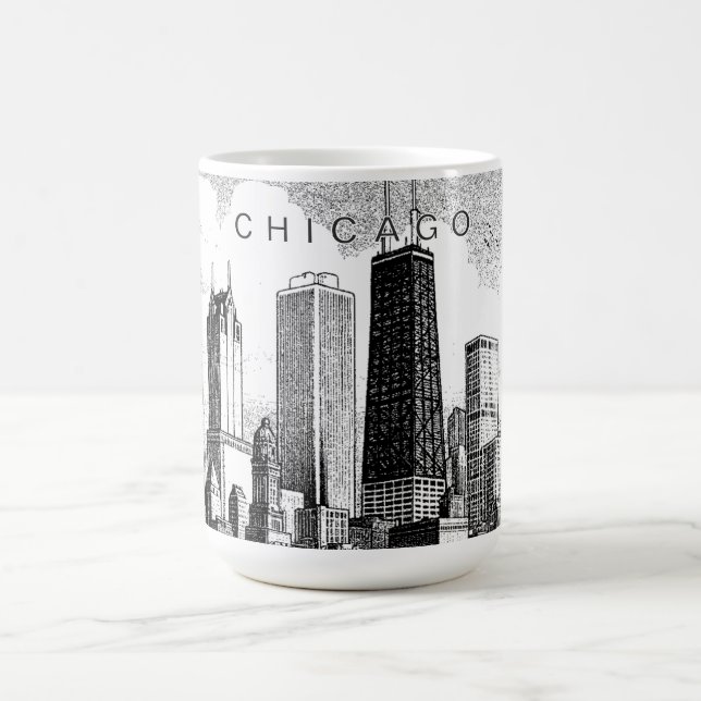 Chicago Skyline Tasse (Zentrum)