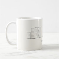 Chicago-Skyline-Tasse – Illinois Line Art